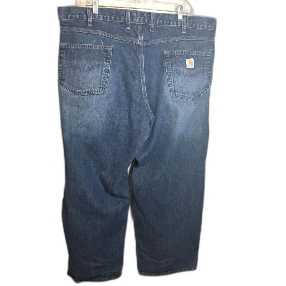 Vintage Carhartt B189 DKV 44x30 Loose Fit Jeans Y2K Workwear Grunge Skater